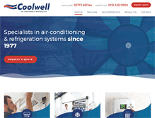 Tablet Screenshot of coolwell.co.uk